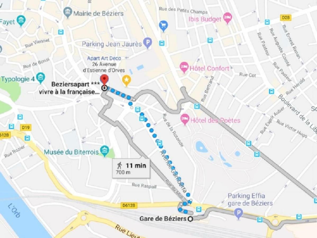 Beziers Apart Art Deco Екстер'єр фото
